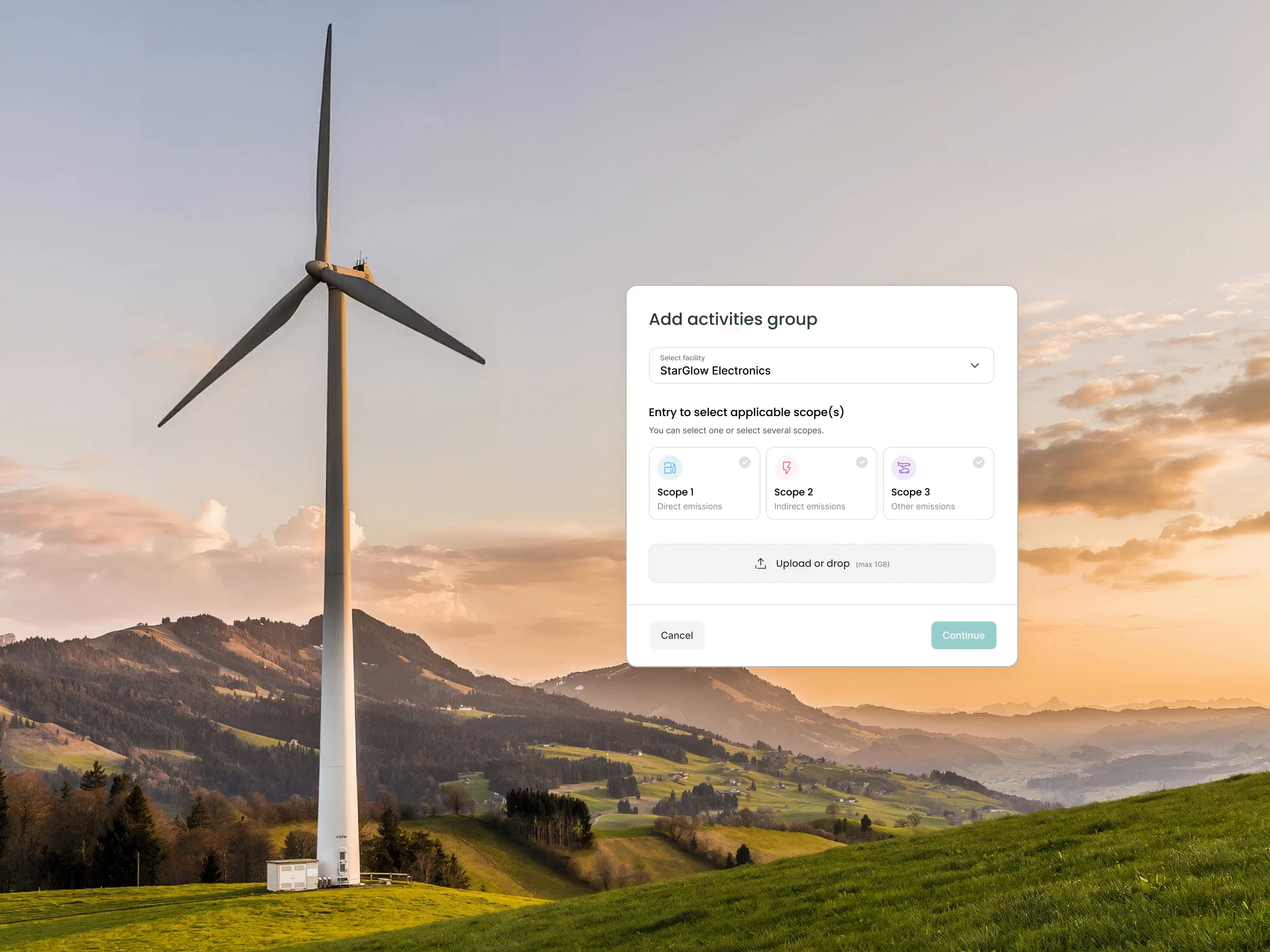 Example of SaaS UI/UX Design for Upstream